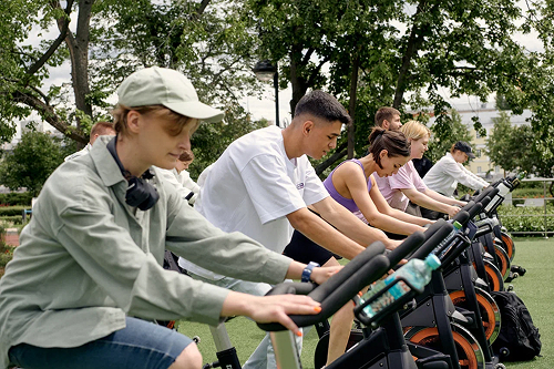 Тренировка на сайклах от Spirit.Fitness 