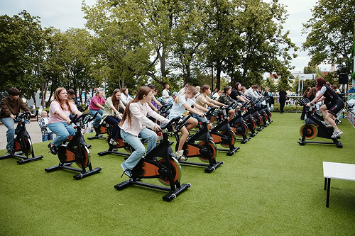 Тренировка на сайклах от Spirit.Fitness 
