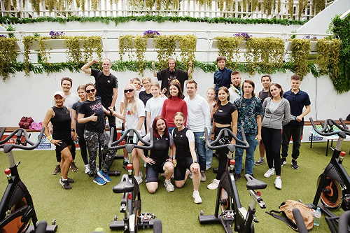 Тренировка на сайклах от Spirit.Fitness 