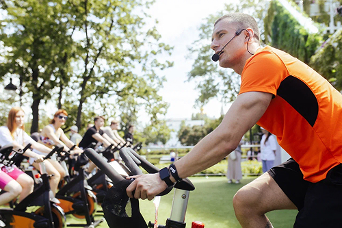 Тренировка на сайклах от Spirit.Fitness 