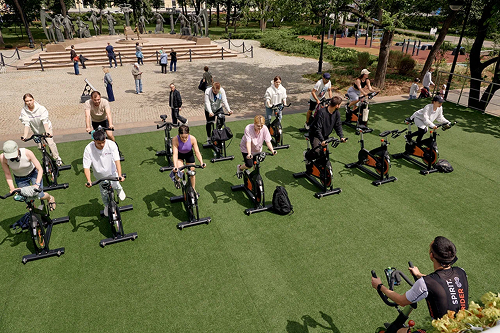 Тренировка на сайклах от Spirit.Fitness 