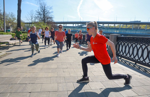 Весенние тренировки проекта «Мой спортивный район»